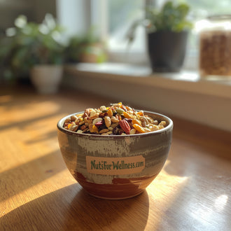 A bowl labeled