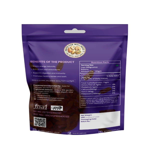 Purple pet food packaging with brand logo and nutritional information on a gray background