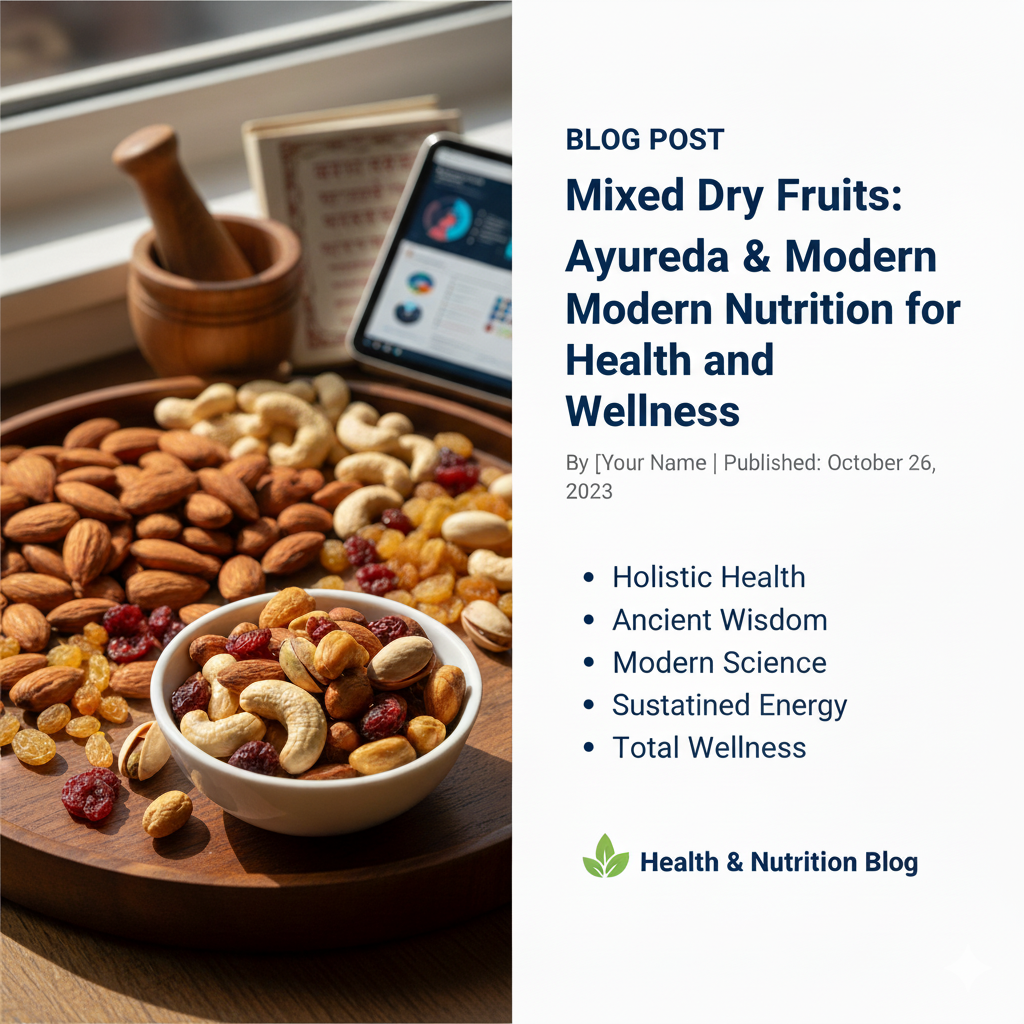 Mixed Dry Fruits: Ayurveda & Modern Nutrition for Health and Wellness