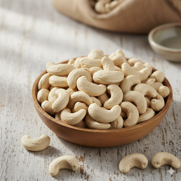 Premium whole cashews by Nuts For Wellness natural dry fruits